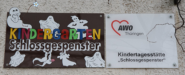 Schild Kita Unterellen